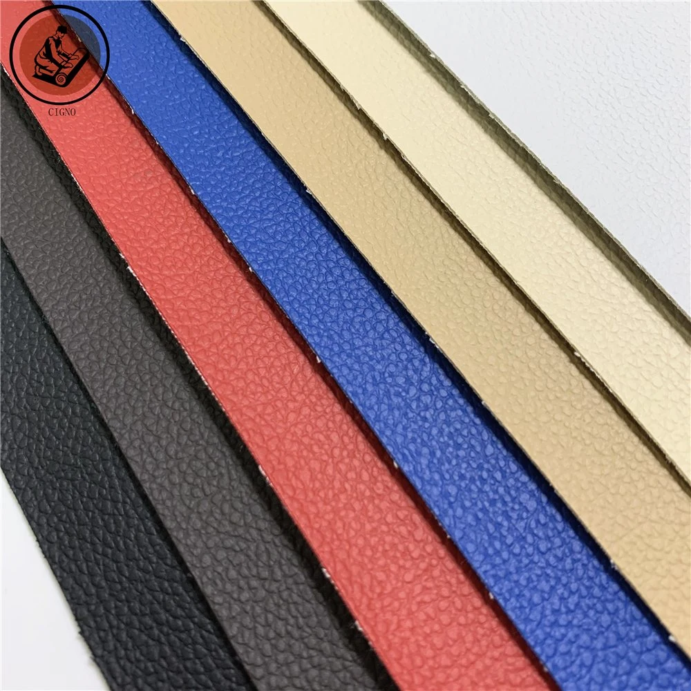 Durable Fire Resistant Wear Resistant Classic Litchi Grain Pattern PVC/PU Vinyl Synthetic Leather for Car Seat Cover Car Interior Automotive Eco