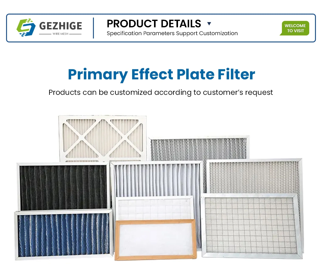 Gezhige Sintered Perforated Filter Manufacturers 220 Interface Air Filter Cartridge China 2-6 Floors 316L Sintered Filter Mesh