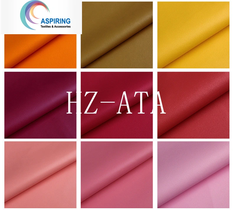 PU 0.8mm Artificial Leather for Garment, Shoes, Sofa, Upholstery