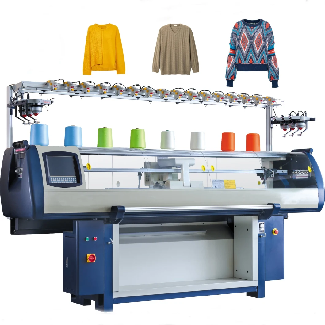 High Quality 36/48/52multi Inch Single System Flat Knitting Machine for Jacquard Sweater Scarf Hat Shoe Upper Flat Collar Cuff School Jersey