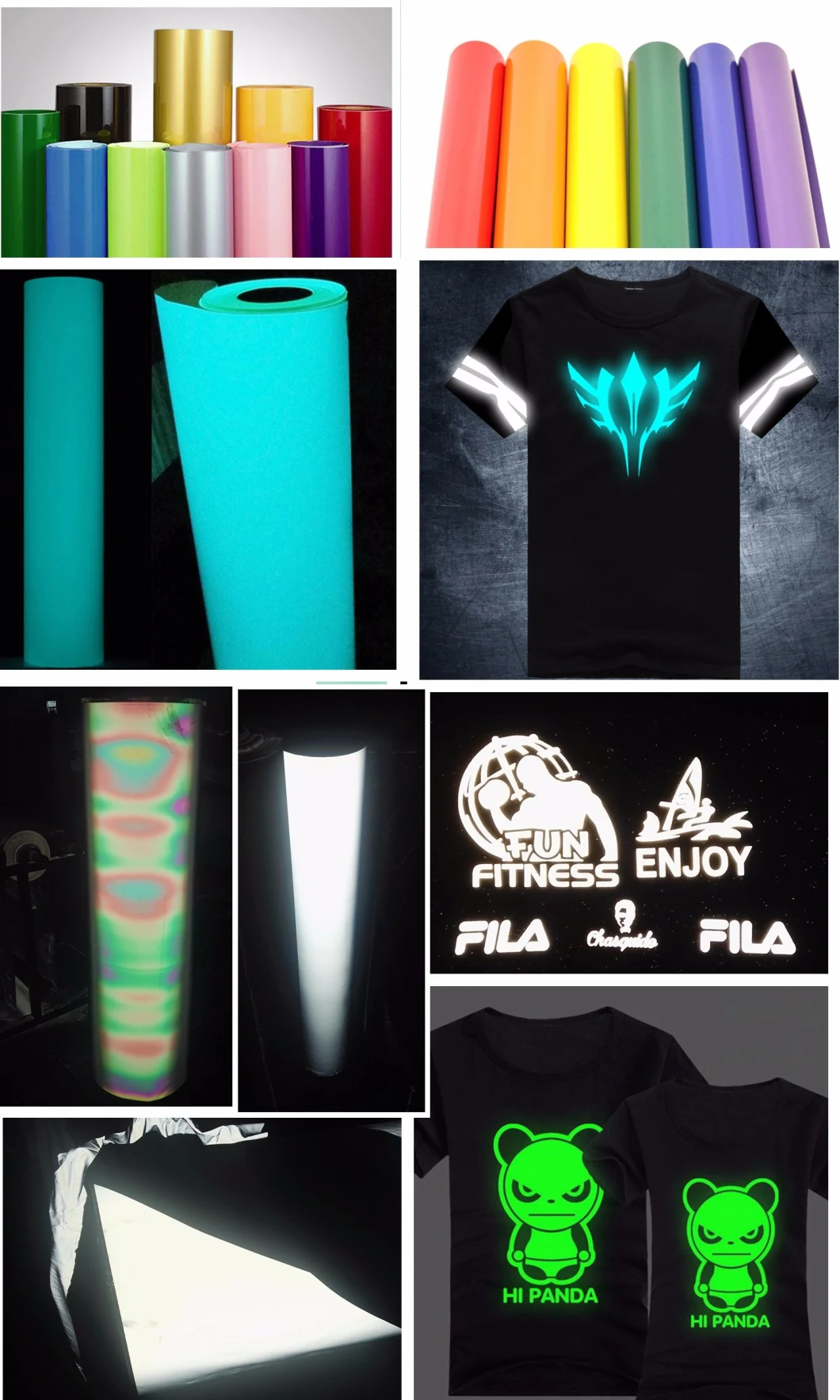 Pes Reflective Heat Transfer Film for Fashion Clothing