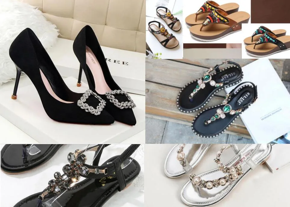 Fashion Hot Fix Rhinestone Applique Shoe Upper for Bridal Shoe