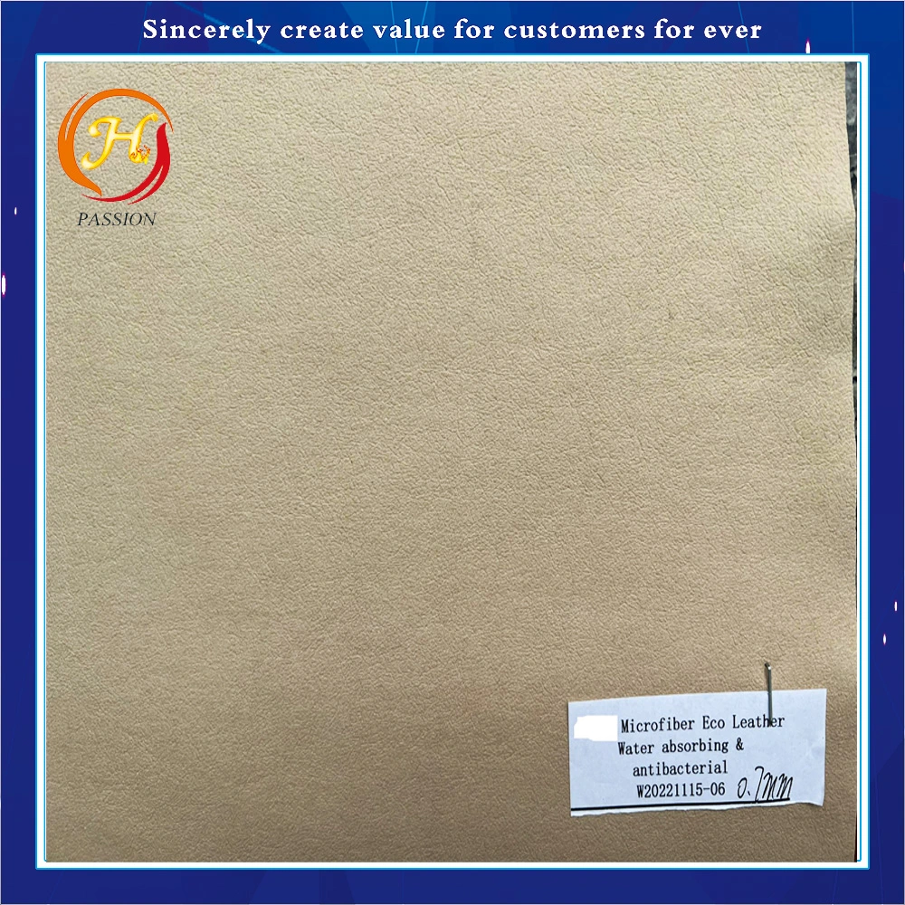 Microfiber Leather PVC PU Leather of Embossed Faux Synthetic Artificial Leather